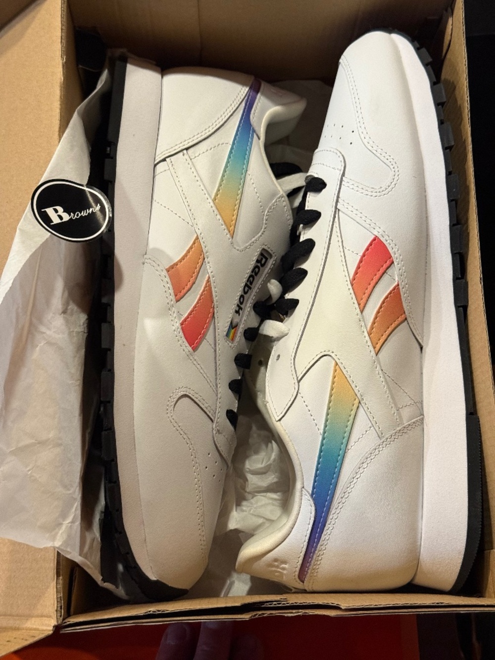 Reebok Classic Leather "Human" Men's Size 11